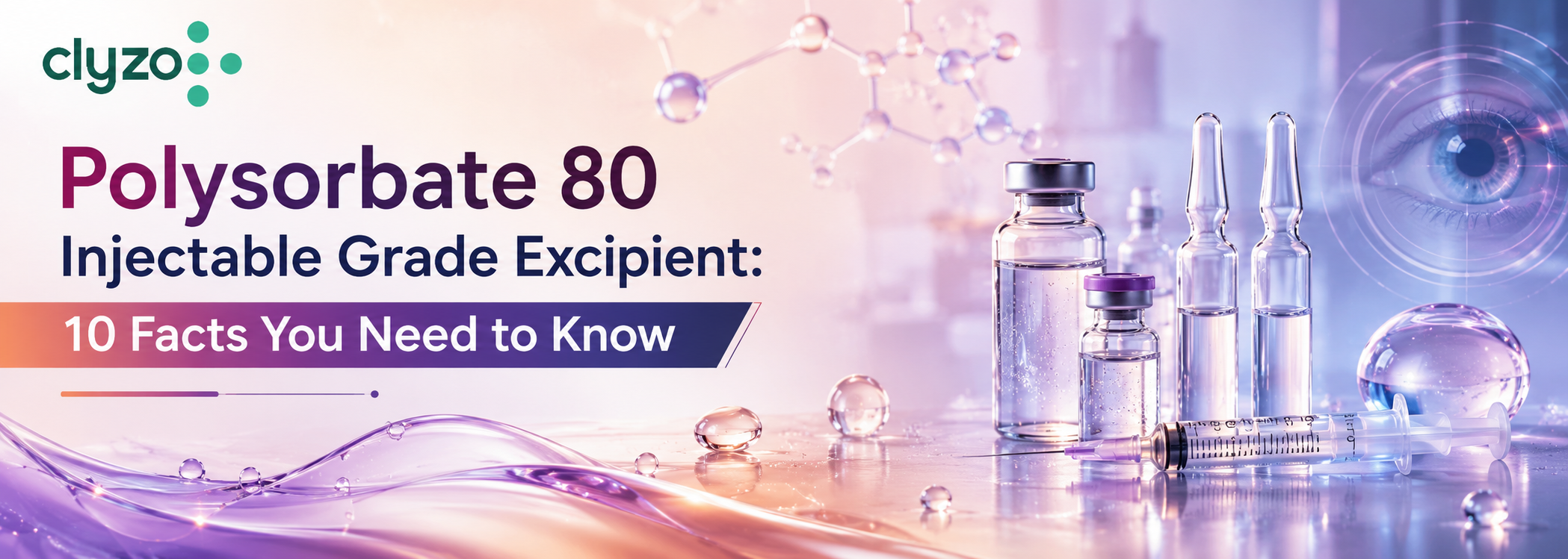 Polysorbate 80 Injectable Grade Excipient: 10 Facts You Need to Know